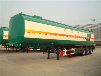 3 Axle 45000L Fuel Tanker Semi Trailer For Sale