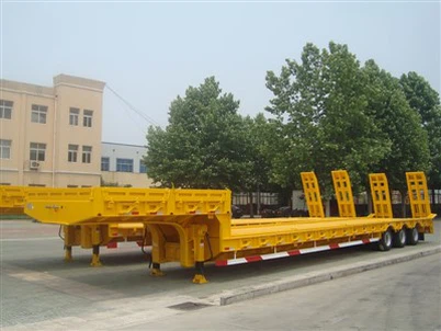 مقطورة نصف مقطورة منخفضة التحمل للبيع